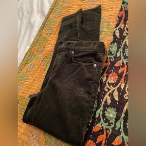 Velvet like pants from Banana Republic. 28